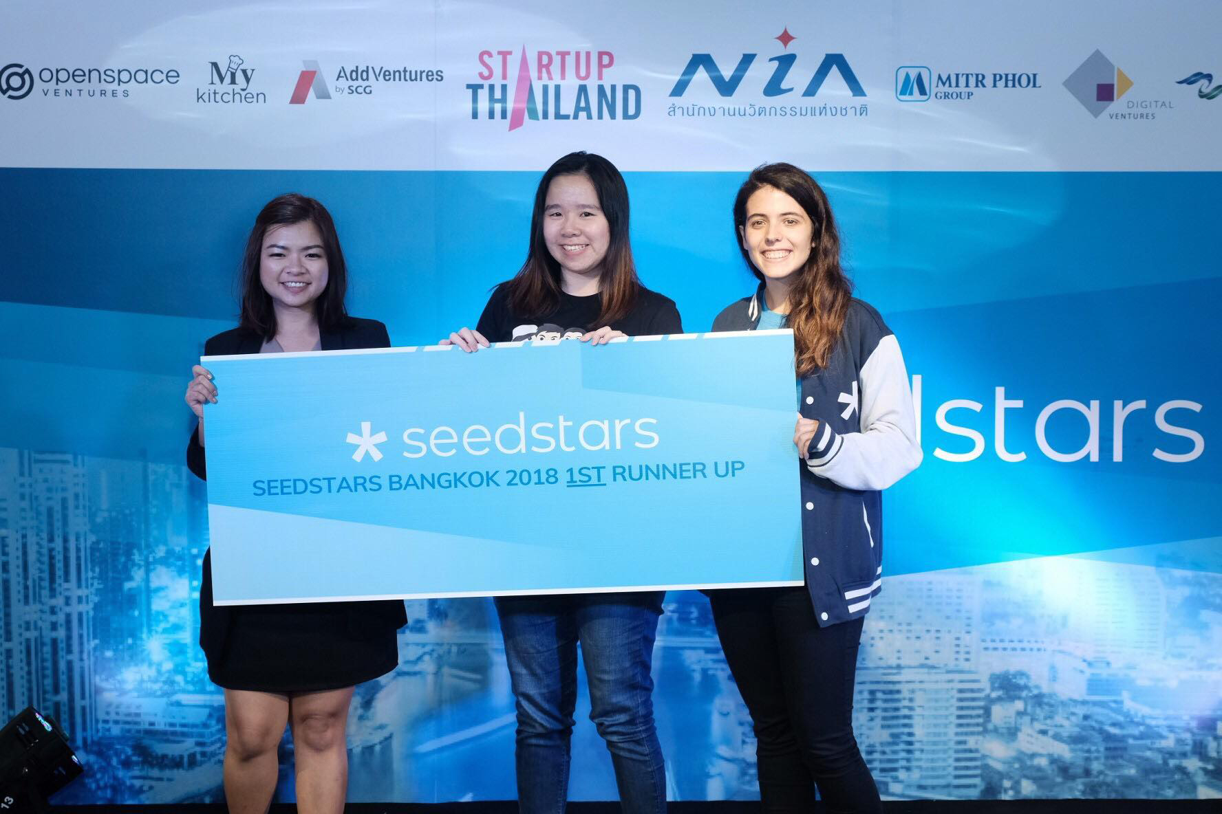 Stamford MBA Student Won the 1st Runner Up Prize of SEEDSTARS BANGKOK 2018