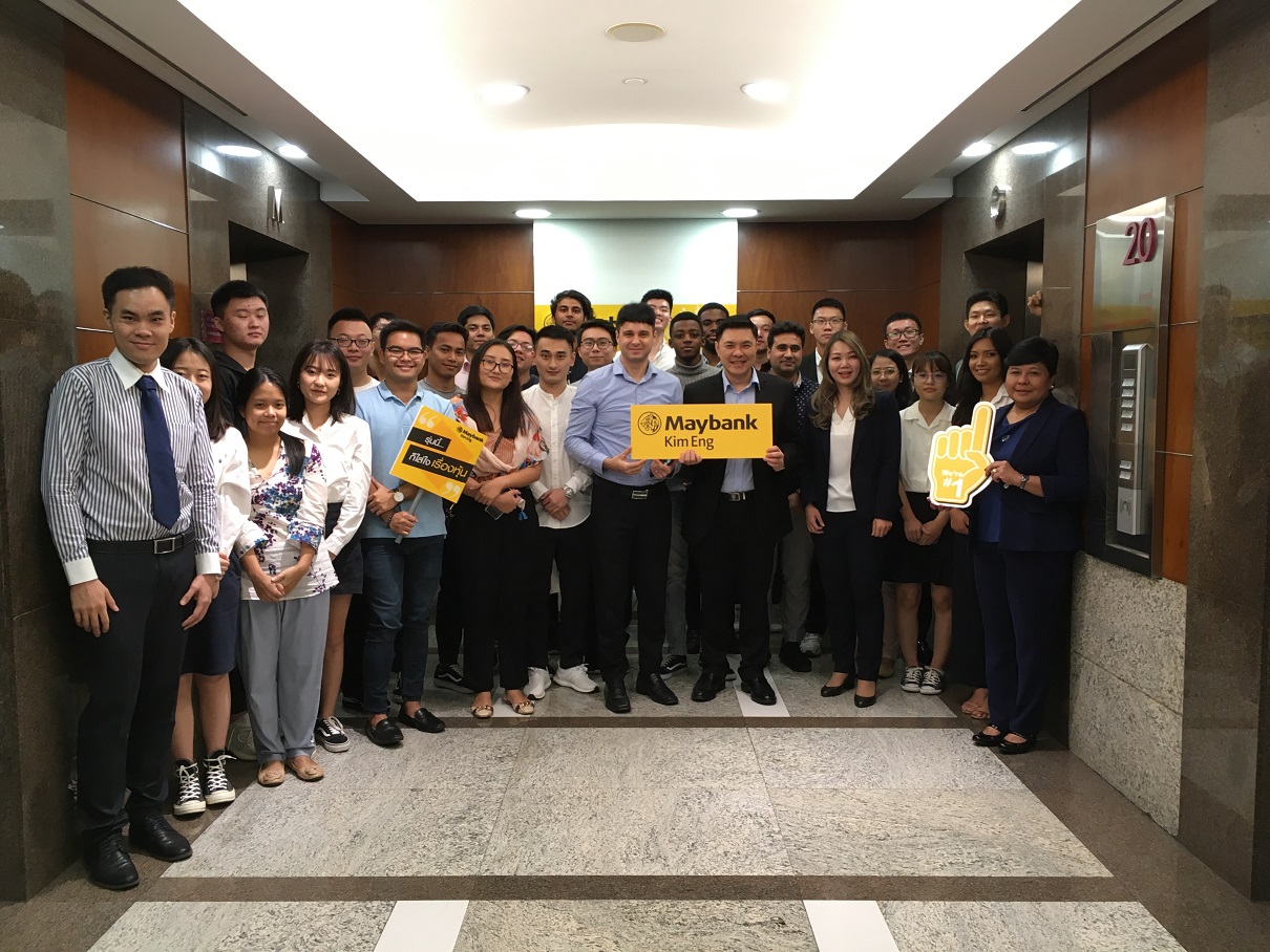 Finance and Banking Students Visit Maybank Kim Eng (Thailand)