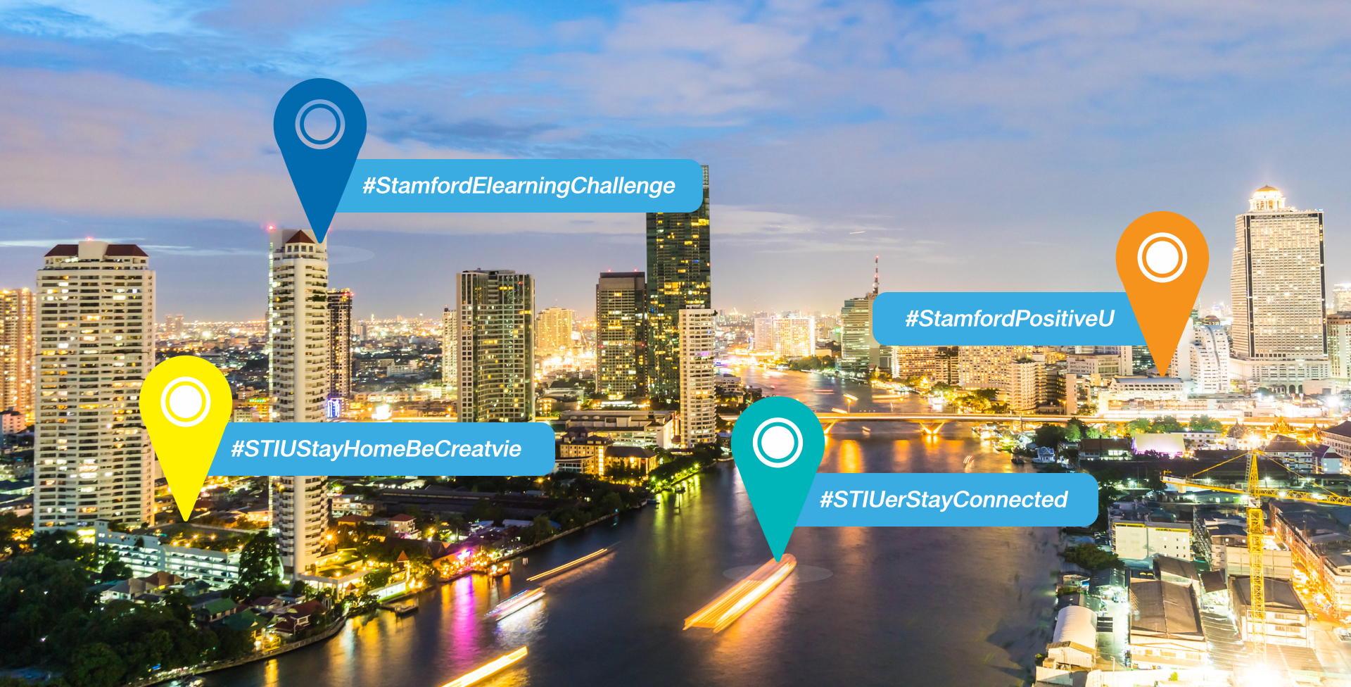 STIUers, join the hashtag campaigns to share your e-learning feedback